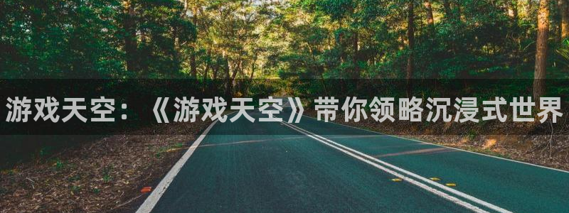 优贝娱乐是什么：游戏天空：《游戏天空》带你领略沉浸式世界