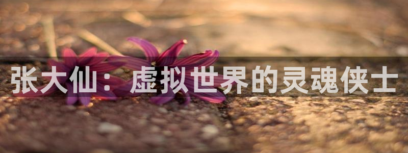 优贝娱乐开户测速：张大仙：虚拟世界的灵魂侠士